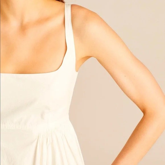 sachin and babi light blue dress Ivory Empire Waist Bridesmaid Dresses